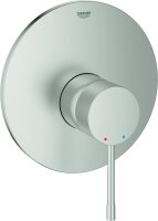 Einhand-Brausebatterie ESSENCE Fertigmontageset supersteel